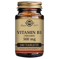 Image of Solgar Vitamin B1 Thiamin - 100 x 500mg Tablets