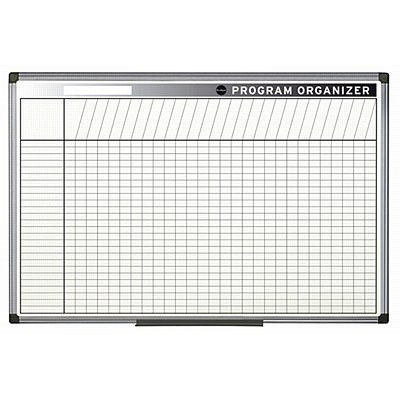 Bi-Office Magnetic Program Organiser 900 x 600mm