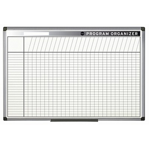 Bi-Office Magnetic Program Organiser 900 x 600mm