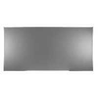 Image of Boards Direct Felt Noticeboard Aluminium Frame 2400 x 1200mm GREY
