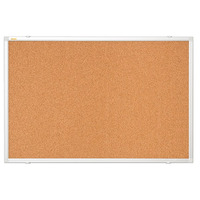 Image of Boards Direct Cork Board Aluminium Frame 900 x 600mm