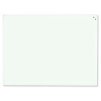 Image of NAGA Magnetic Glass Noticeboard WHITE 60 x 80cm