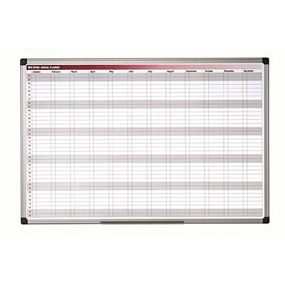 Bi-Office 52 Week Annual Planner 900 x 600mm