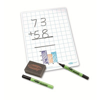 Image of Show-me Original A4 Whiteboards Gridded Class Pack of 35