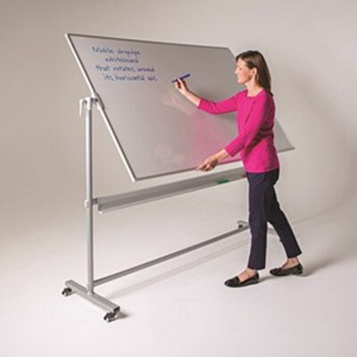 WriteOn Revolving Whiteboard Double Sided Magnetic 1200 x 900mm