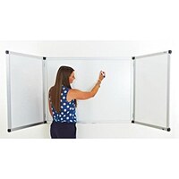 Image of Winged Confidential Drywipe Noticeboard 1200 x 1500mm Non Magnetic
