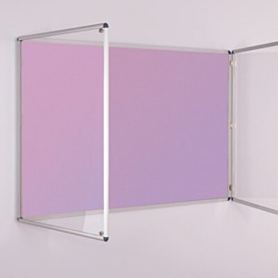 ColourPlus Tamperproof Noticeboard 1800 x 1200mm Lilac