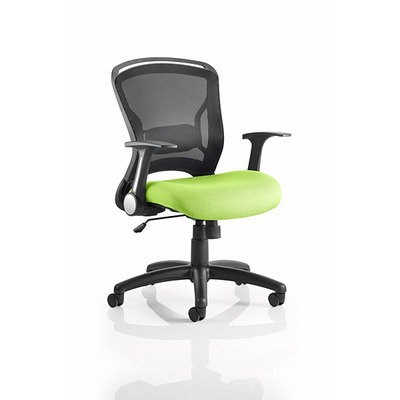 Zeus Mesh Back Operator Chair Myrrh Green Seat