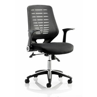 Image of Relay Mesh Back Task Chair Black Airmesh Seat Black Back