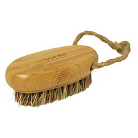 Image of Hydrea London Bamboo Nail Brush with Mane and Cactus Bristle