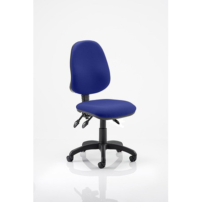 Eclipse 3 Lever Task Operator Chair Stevia Blue fabric