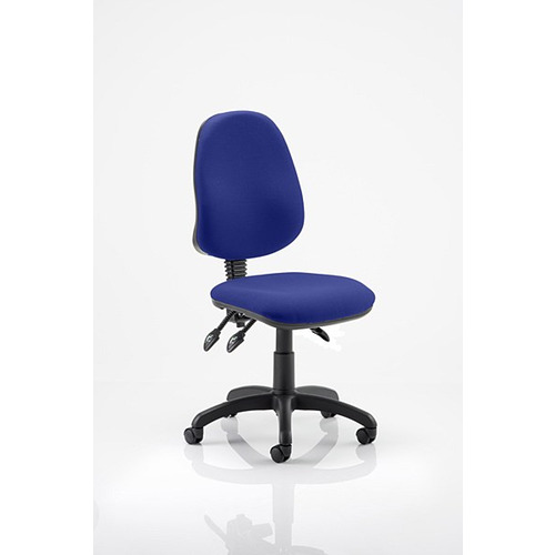 Eclipse 3 Lever Task Operator Chair Stevia Blue fabric
