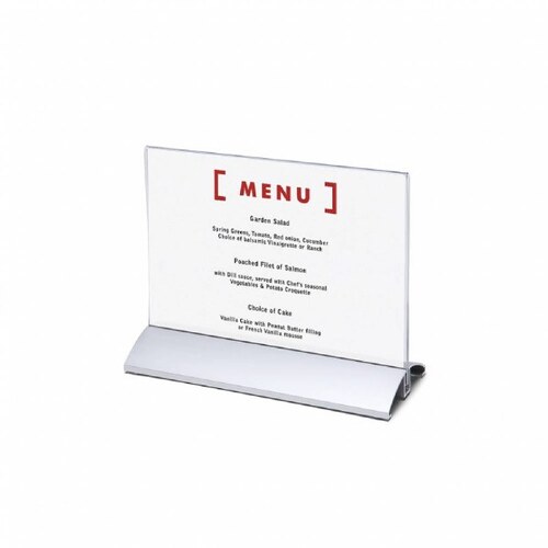 Premium Table-Top Menu Holder A4 Horizontal