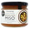Clearspring Organic Japanese Brown Rice Miso Jar 300g