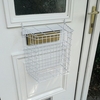 Image of White Letter Cage For uPVC Doors (no screws required)