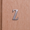 Image of Self Adhesive 40mm Aluminium Letter Z