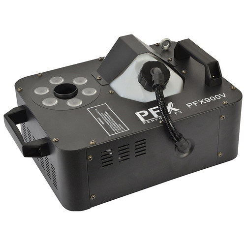 Vertical Smoke Machine 900 Watt With Wireless Remote, DMX Control & LED Lighting