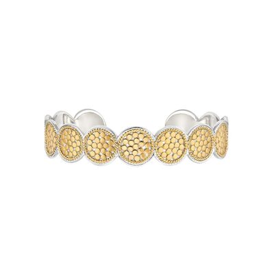 ANNA BECK Multi Disc Cuff Bracelet Gold