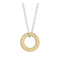 Image of Circle Of Life Charity Necklace - Gold & Silver