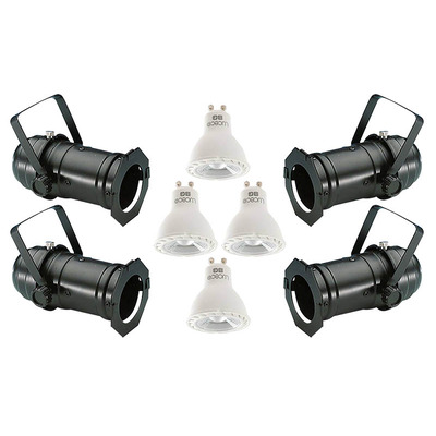 Par16 Black Birdy Lighting Set