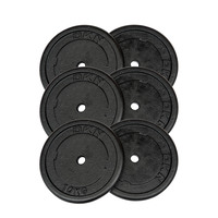 DKN 6 x 10kg Cast Iron Standard Weight Plates