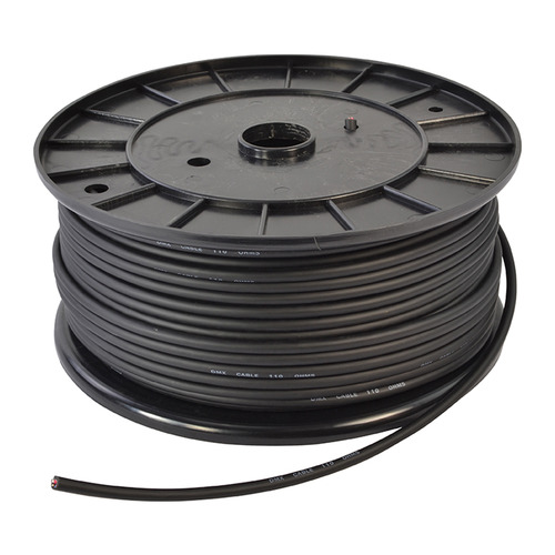 DMX Cable on Drum - 100m Roll Dual Inner Core
