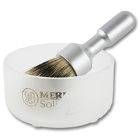 Image of Merkur Frosted Glass Shaving Soap Bowl