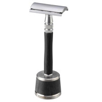 Image of Feather WS-D2S Safety Razor in Stainless Steel And Wood