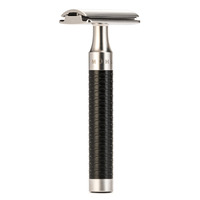 Image of Muhle Rocca Black Stainless Steel Safety Razor