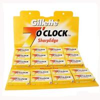 Image of Gillette 7 O'clock Sharp Edge 100 Razor Blades Trade Pack