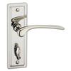 Image of ASEC URBAN New York Plate Mounted Bathroom Lever Furniture - Polished Nickel (Visi)