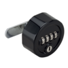 Image of RONIS C4S Combination Cam Lock With Key Override - Black