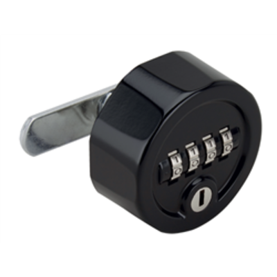 RONIS C4S Combination Cam Lock With Key Override - Black