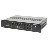 Mixer PA Amplifier - 2 Zone Paging 100V 120W