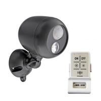 Image of Mr Beams Remote Control Outdoor Security LED Spotlight - Dark Brown