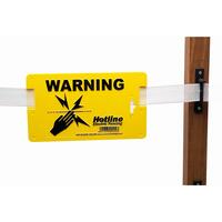 Image of Hotline P40 Electric Fence Warning Signs (Bulk) - 1 Sign