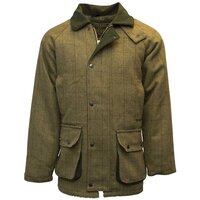 Walker & Hawkes Mens Light Sage Tweed Shooting Country Coat / Jacket - XS
