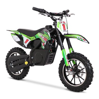 FunBikes MXR 790w (MP) Lithium Electric Motorbike 61cm Green/Black Kids Dirt Bike