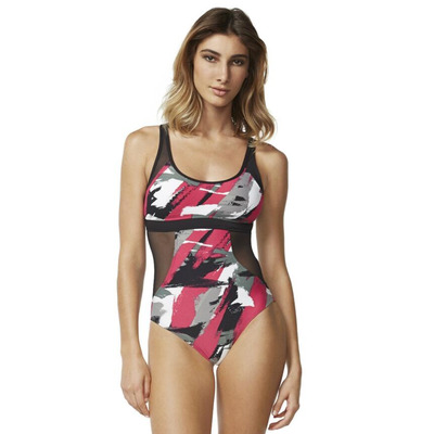 Moontide Brushworks Mesh Sporty Swimsuit
