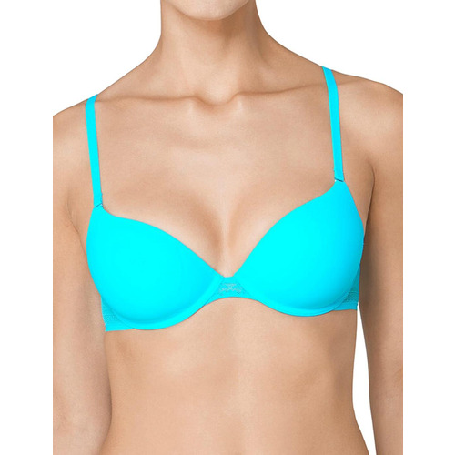 Sloggi ZERO Lace Underwired Padded Bra - Laguna