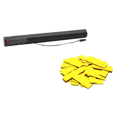 Electric Confetti Cannon 50cm Yellow