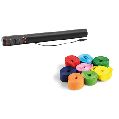 Electric Streamer Cannon 50cm Multi Coloured