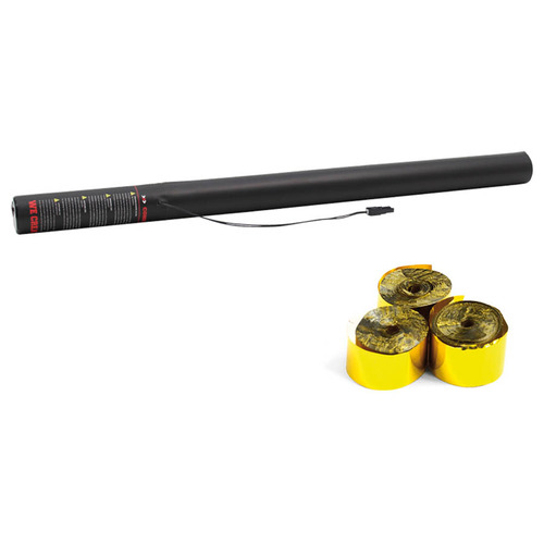 Electric Metallic Streamer Cannon 80cm Gold