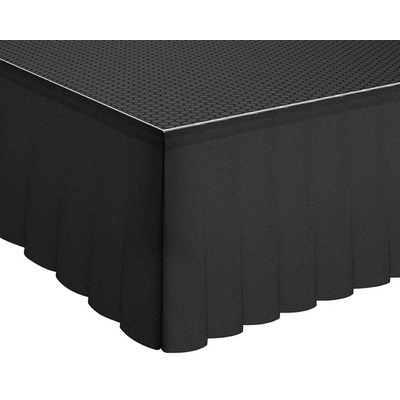 Global Stage Deck Skirt Pleated Wool Serge 0.20 x 1.05m