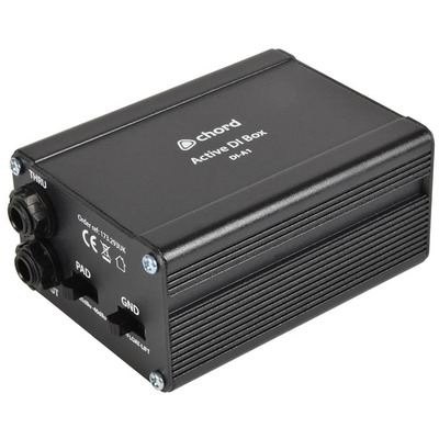 Active DI Box -20/40dB Pad 1/4" Jack In - XLR Out