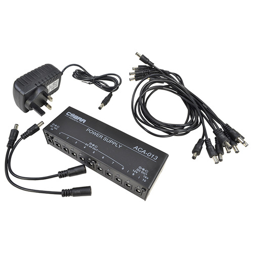 Guitar Effects Pedal Power Supply, Multi-Output 8 Way 12 Volt