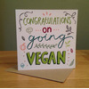 Image of Emily McCann - Vegan Greeting Cards - "Congratulations On Going Vegan"