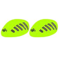Image of BTR Bicycle High Visibility Waterproof Bike Helmet Covers Pack Of Two