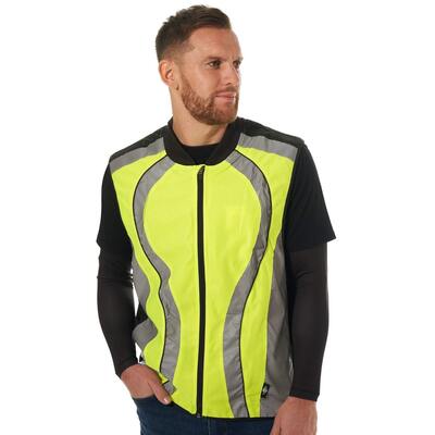 BTR High Visibility & Reflective Cycling, Running, Riding Gilet. Seconds