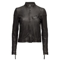 Image of Kassandra Leather Jacket - Black